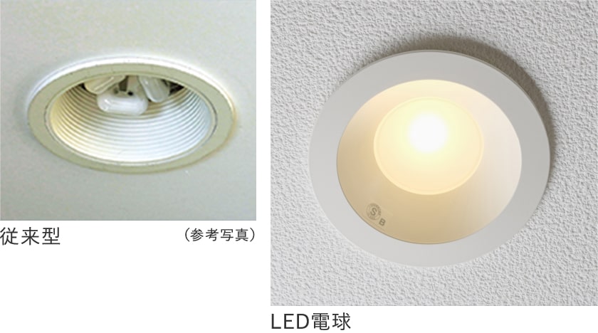 従来型・LED電球